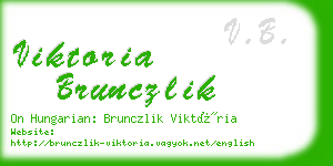 viktoria brunczlik business card